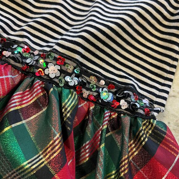 Bonnie Jean Girls Christmas Dress Size 5 - Picture 3 of 5